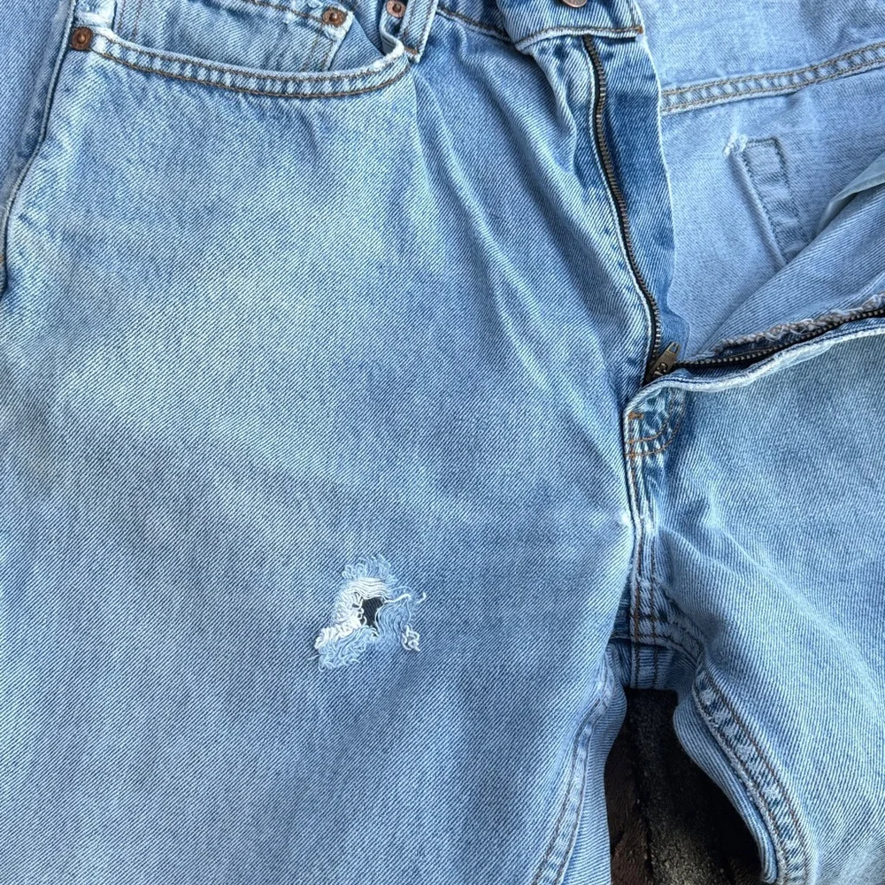 Levis "505" regular fit straight leg blue jeans size 36 X 30 - Picture 5 of 7